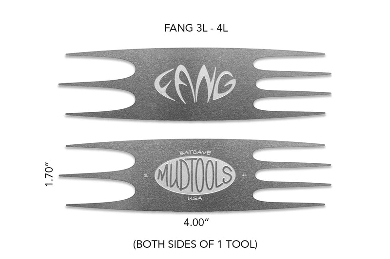 Mudtools FANG Large Stainless Steel Scoring Tools