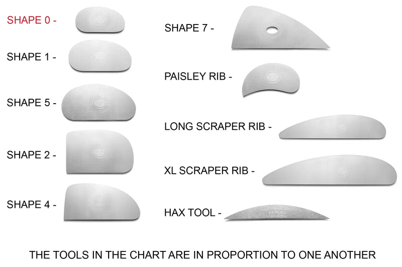 Mudtools Shape 0 Stainless Rib