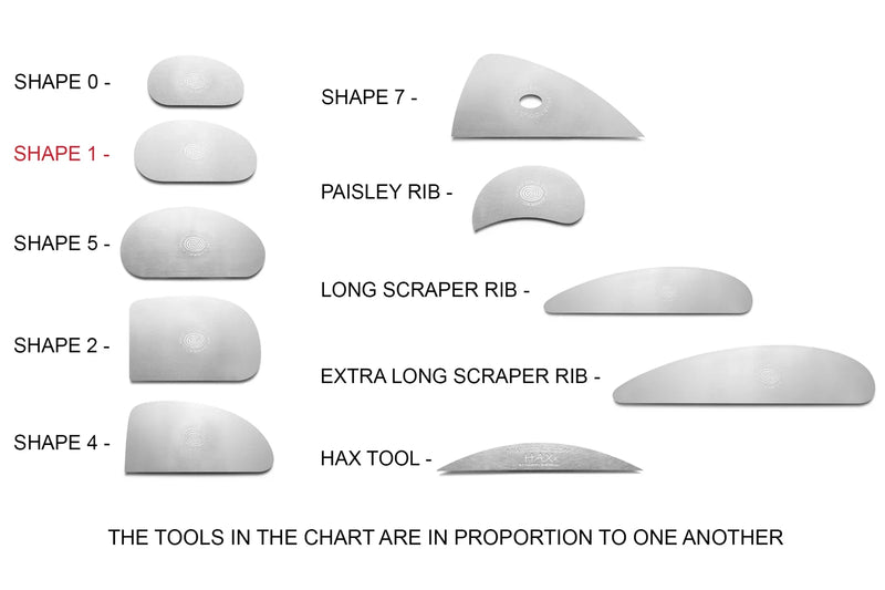 Mudtools Shape 1 Stainless Rib