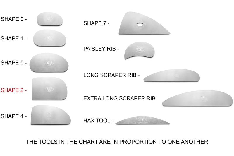 Mudtools Shape 2 Stainless Rib